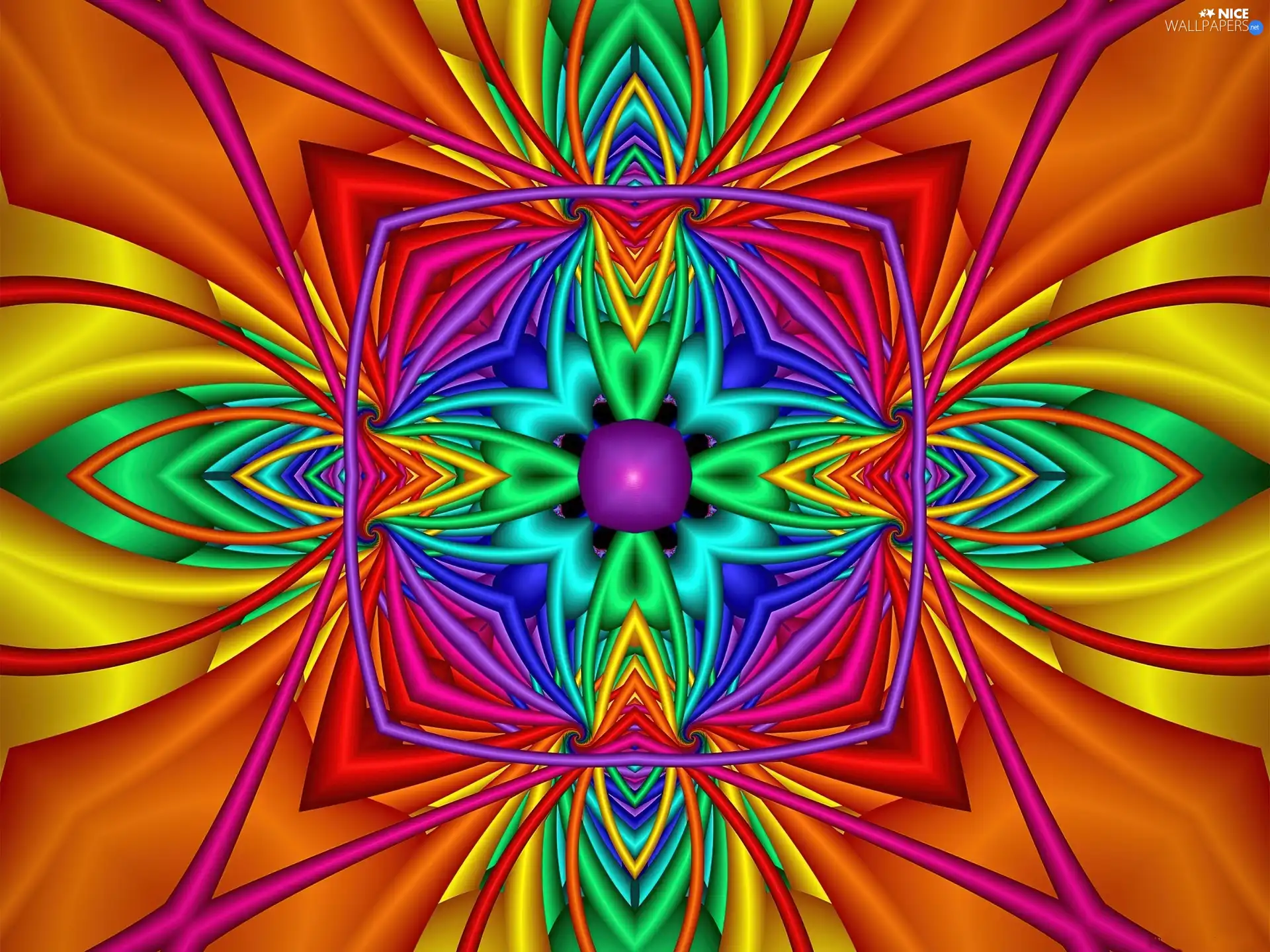 abstraction, Kaleidoscope, colors