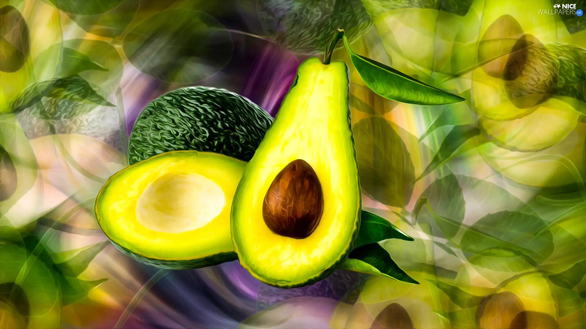 avocado, graphics