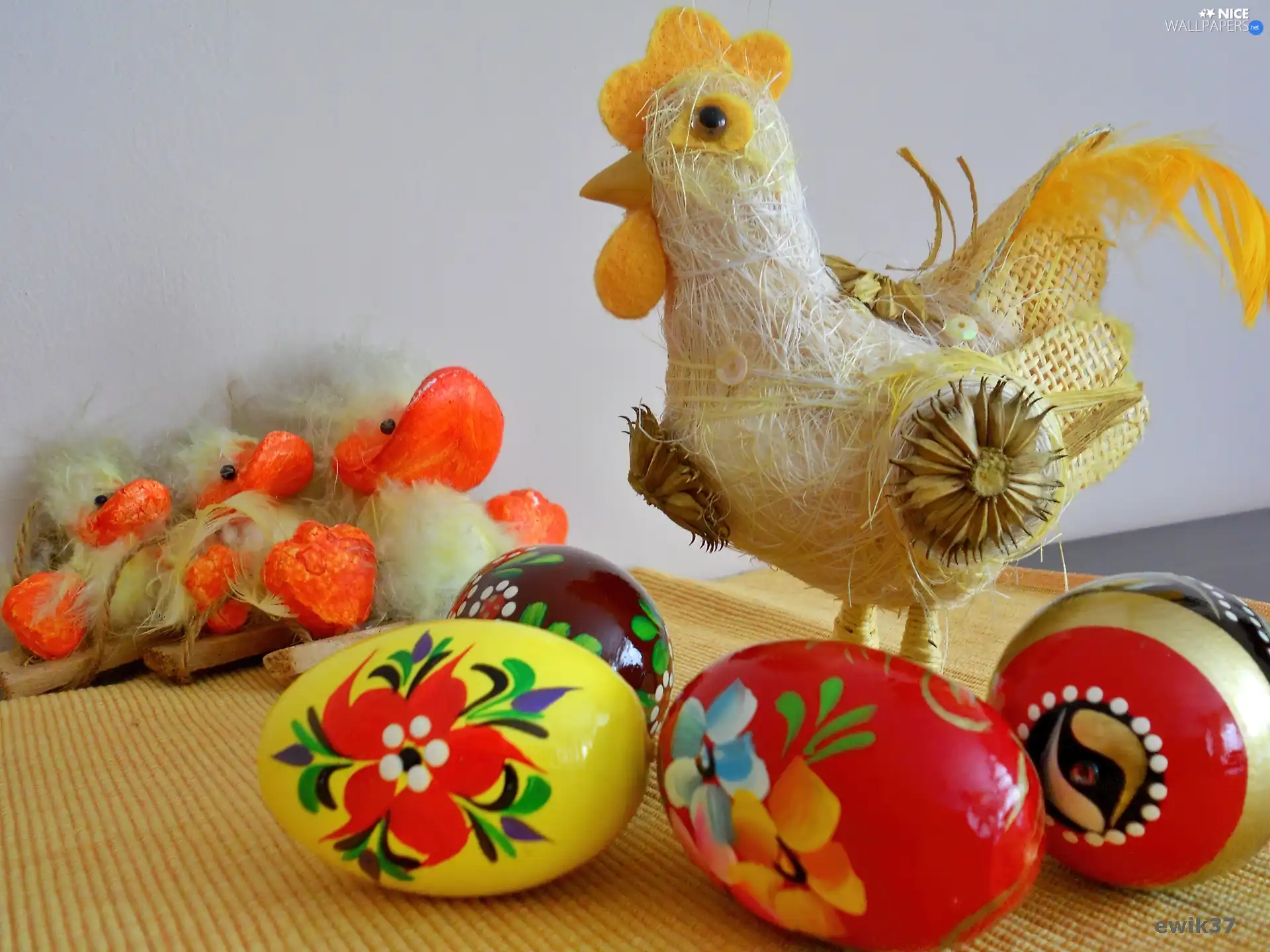 Ducklings, color, eggs, chicken