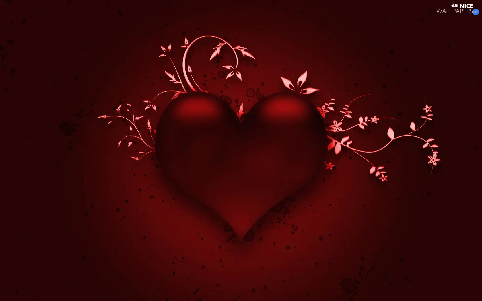 Flowers, Red, Heart