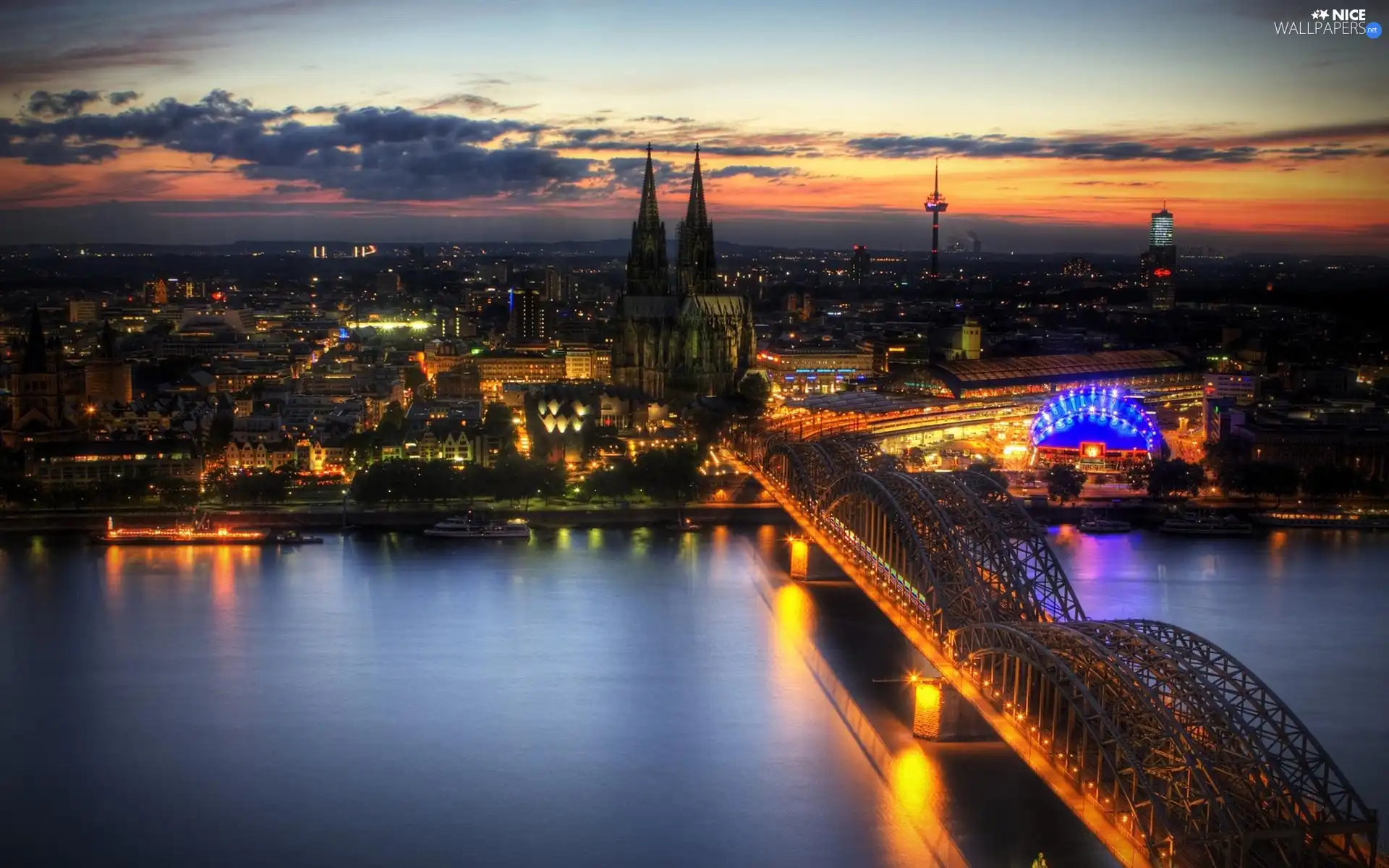 Germany, panorama, Cologne