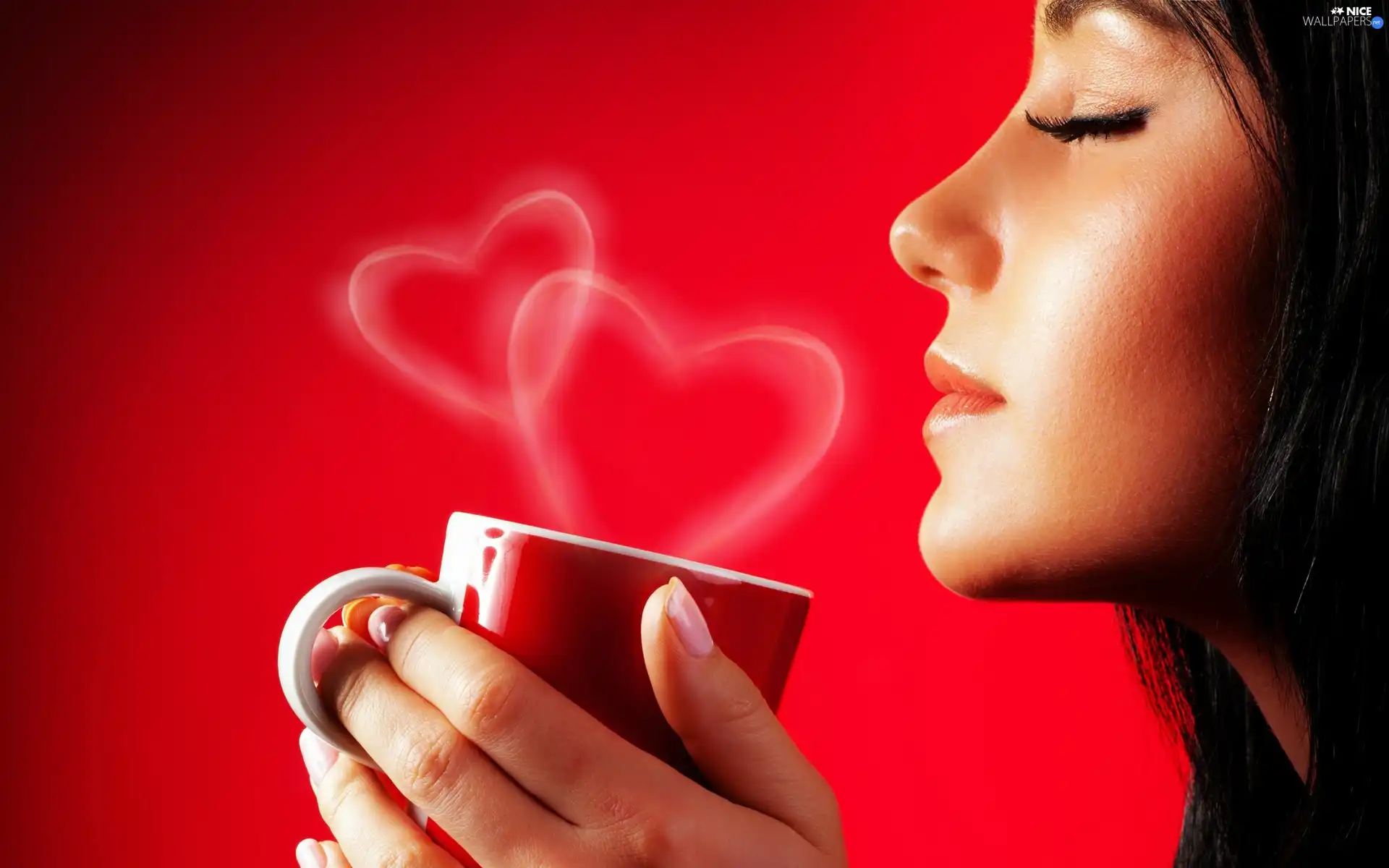 hearts, Women, cup