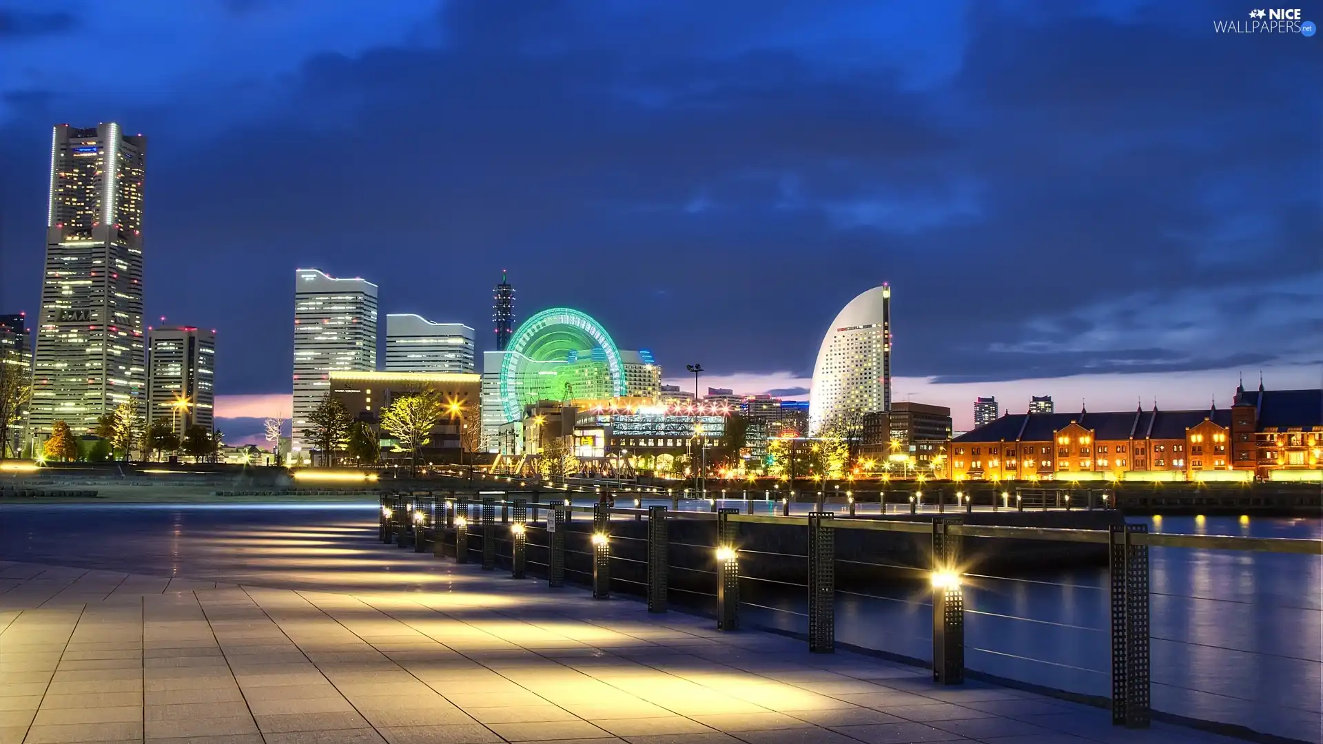 Town, Yokohama, Japan, panorama