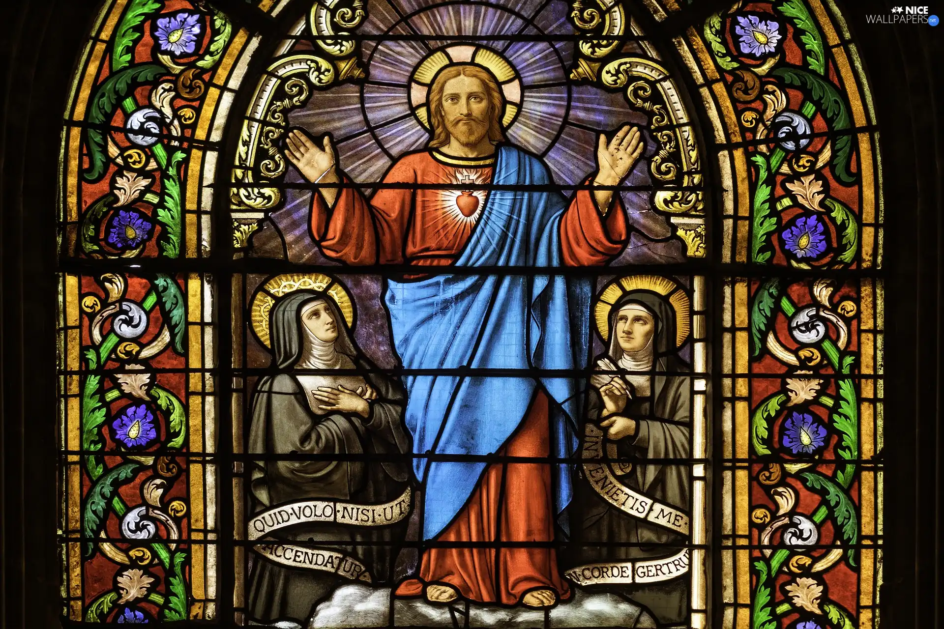 stained glass, Religion, Jesus Christ, Window
