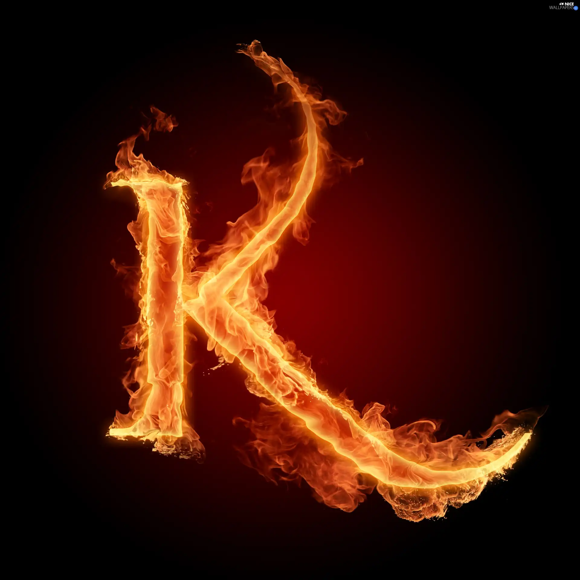 k, Fire, letter