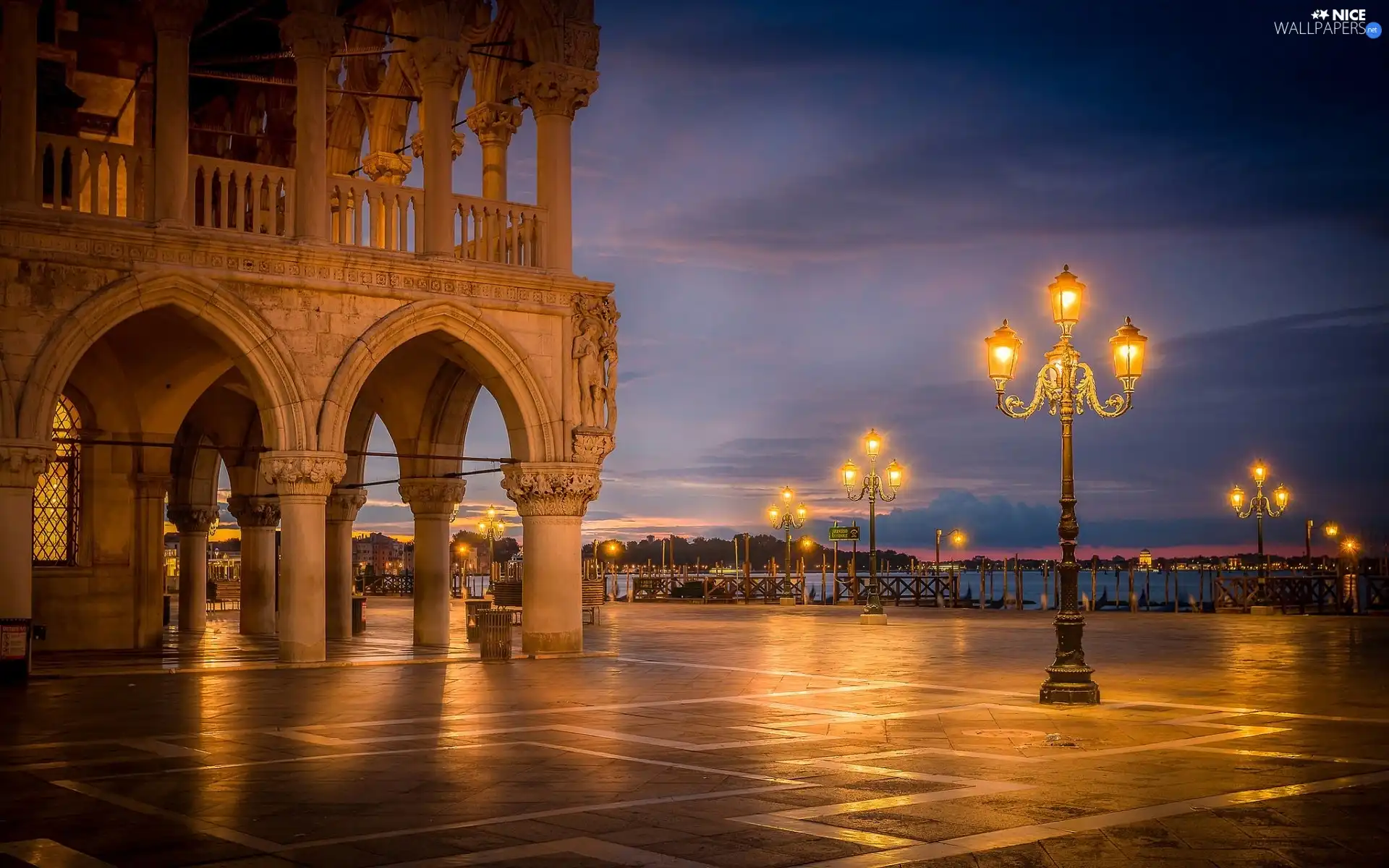 Venice, lanterns, Doge