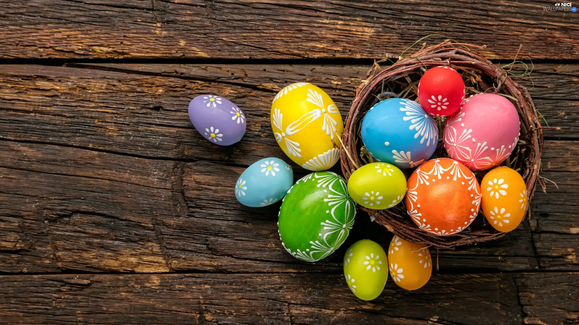 Easter, eggs, boarding, nest