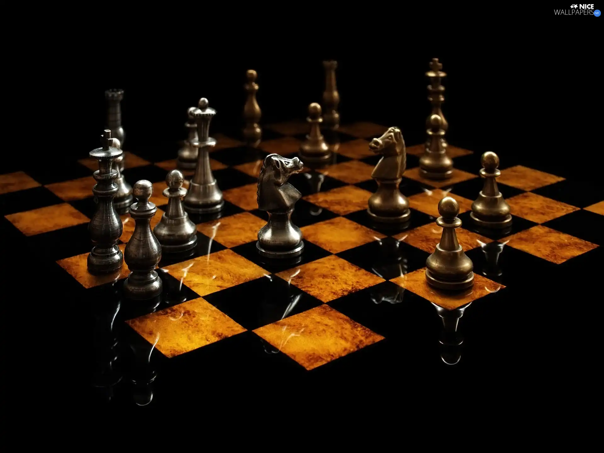 checkerboard, pieces