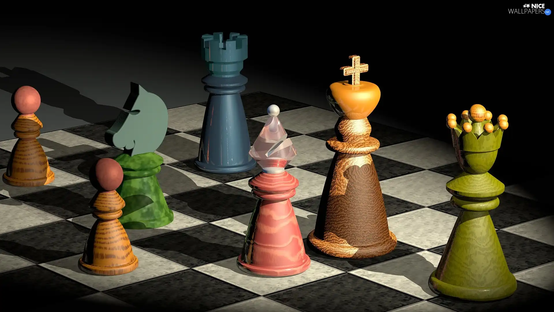 pieces, chess, figure