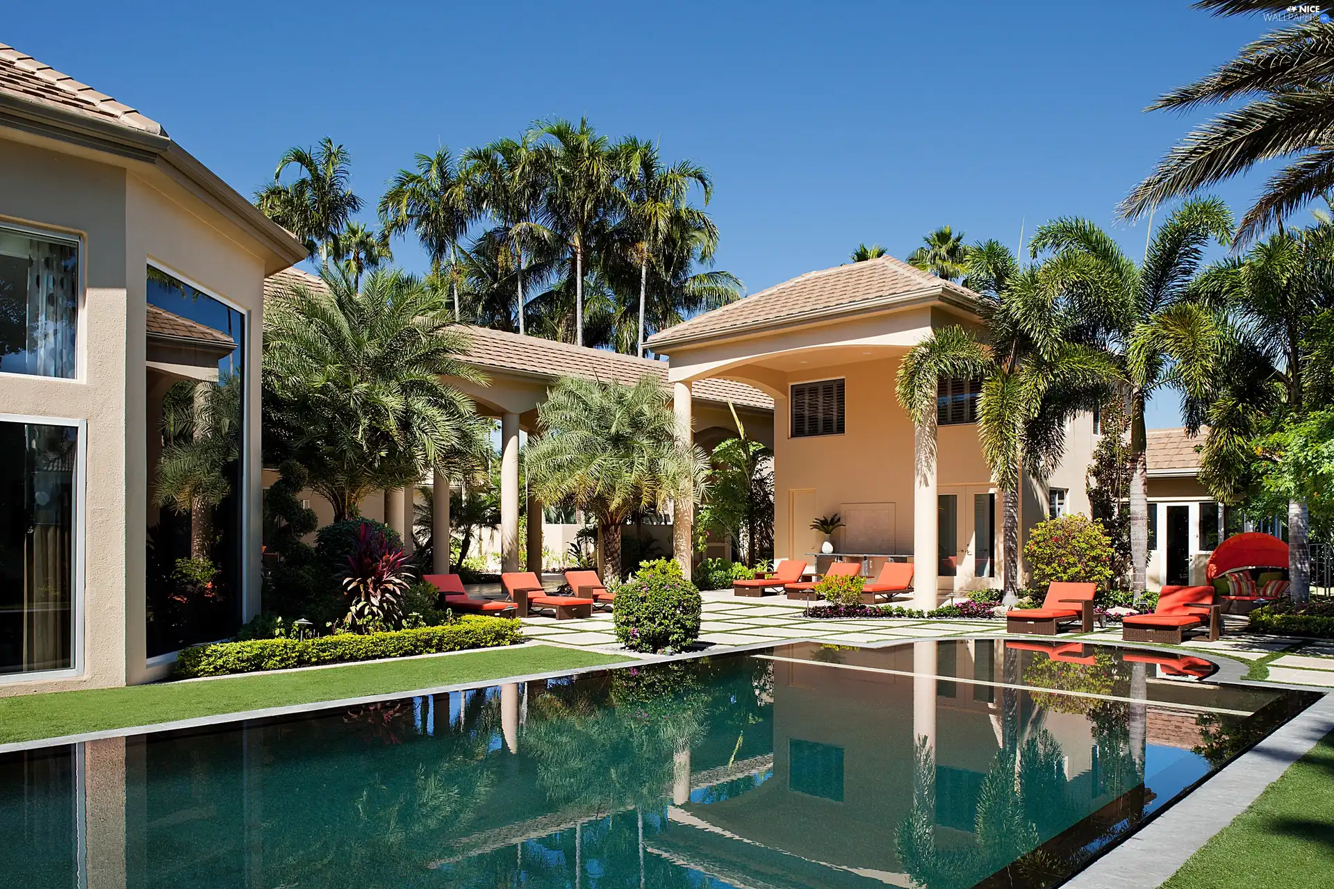 Pool, house, villa
