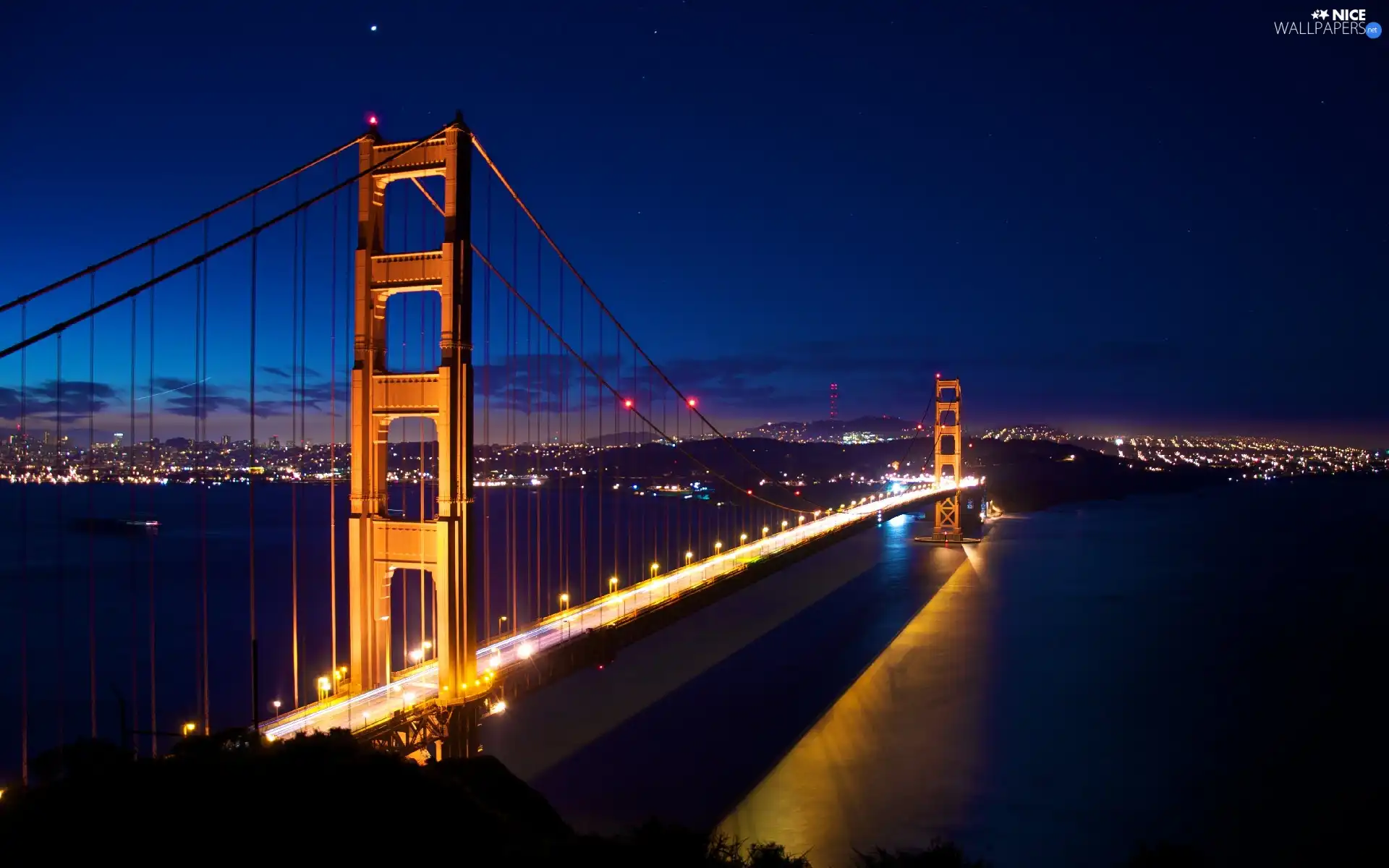 Floodlit, The Golden Gate Bridge