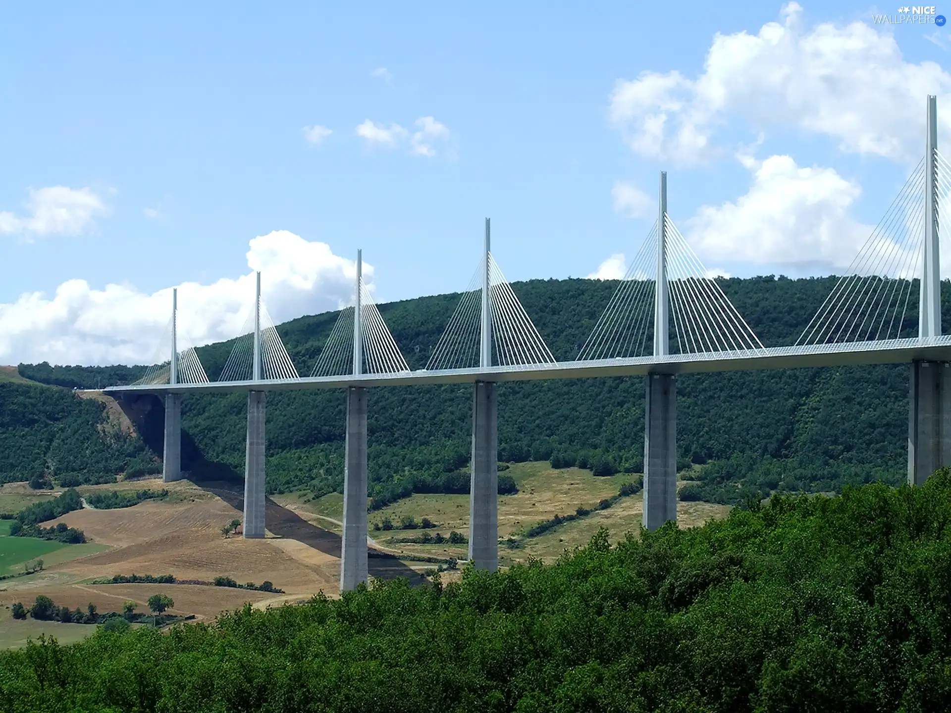 overpass, construction, Wantowa, Millau