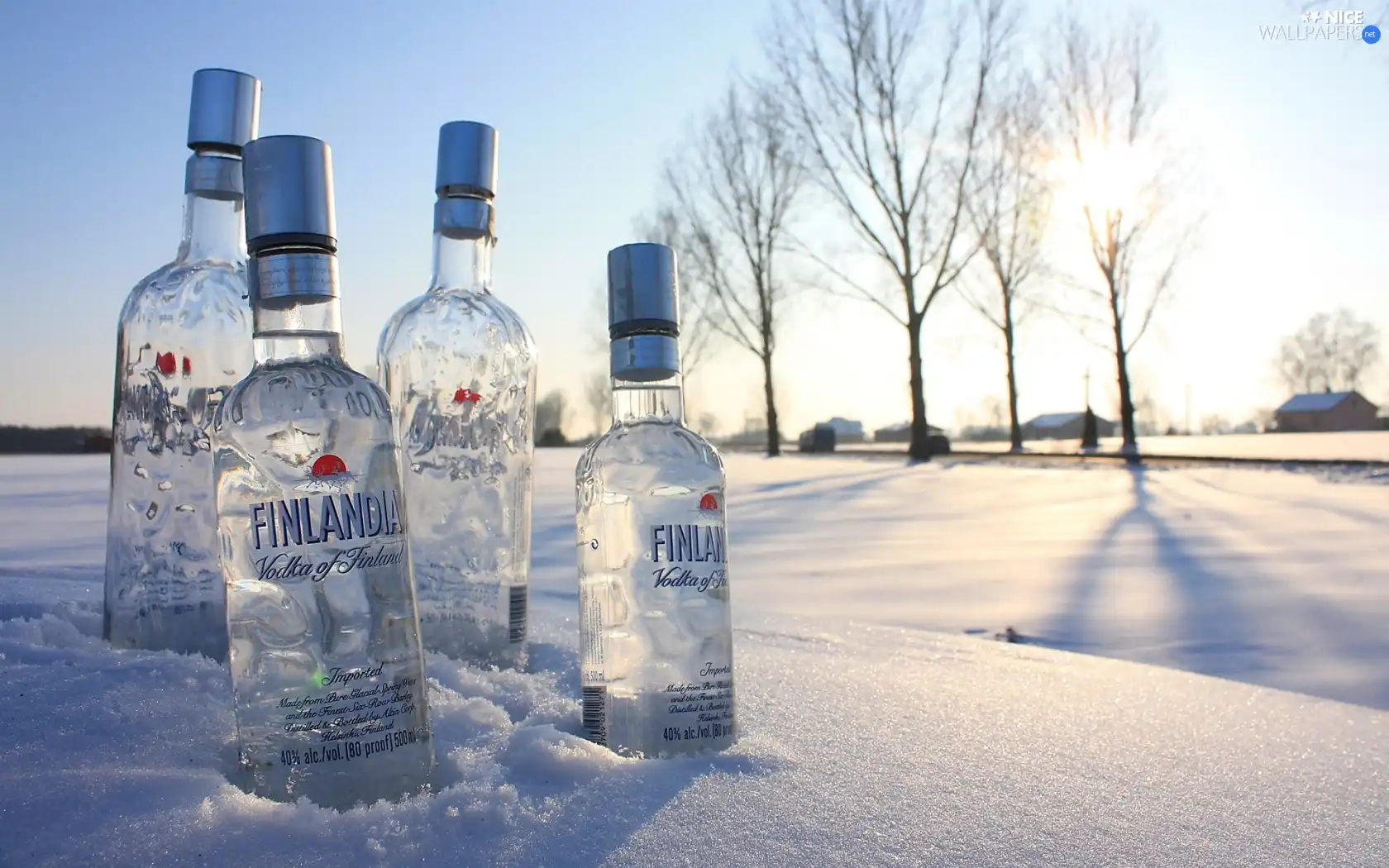 winter, Bottles, Finland