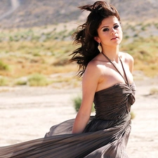 Selena Gomez, ethereal, Dress, Beauty