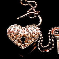 jewellery, Heart, Key