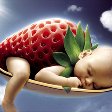 teaspoon, Kid, Strawberry