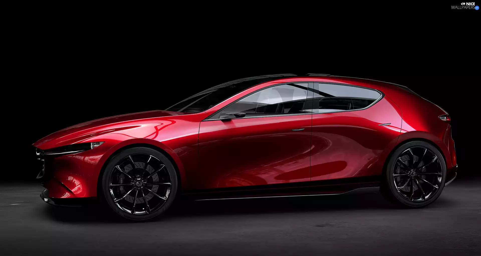 red hot, Concept, 2017, Mazda Kai