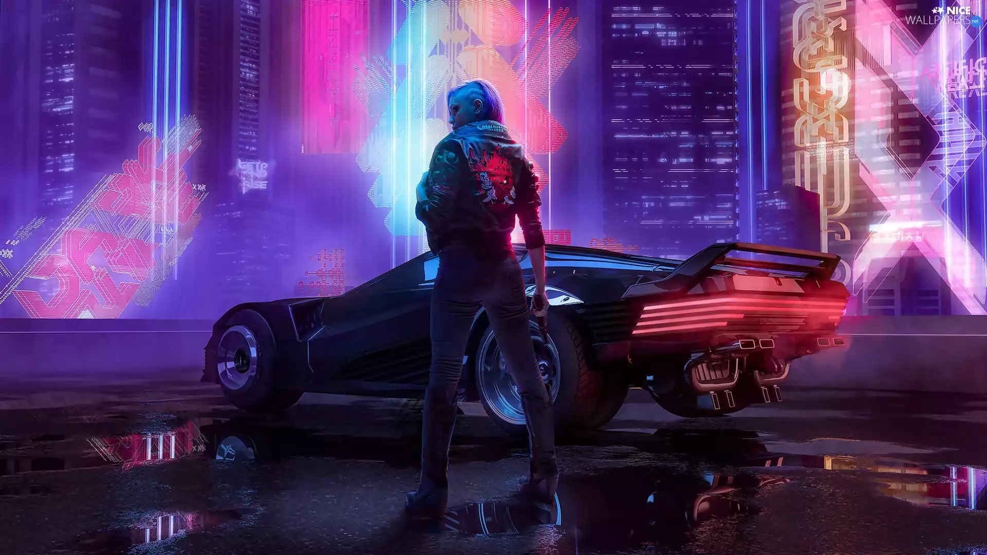 Automobile, Weapons, Cyberpunk 2077, Women, game