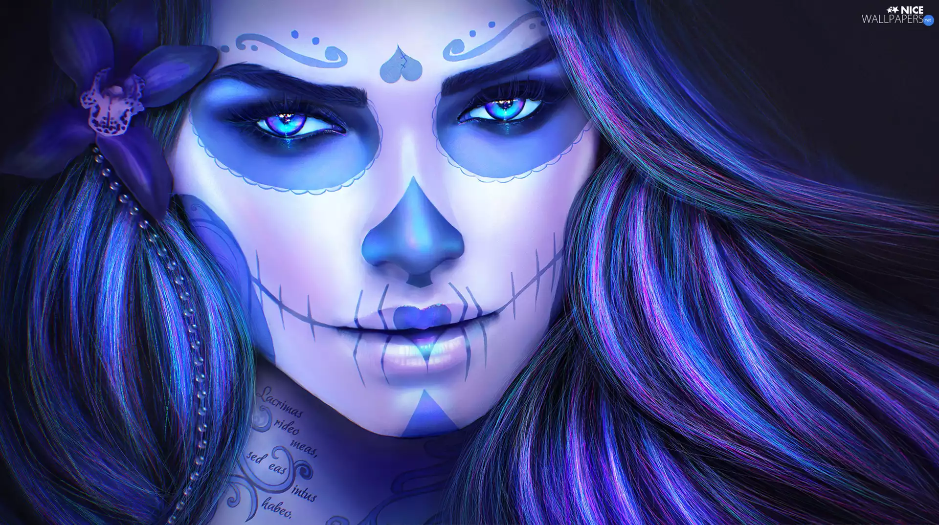 Women, make-up, 2D Graphics, face