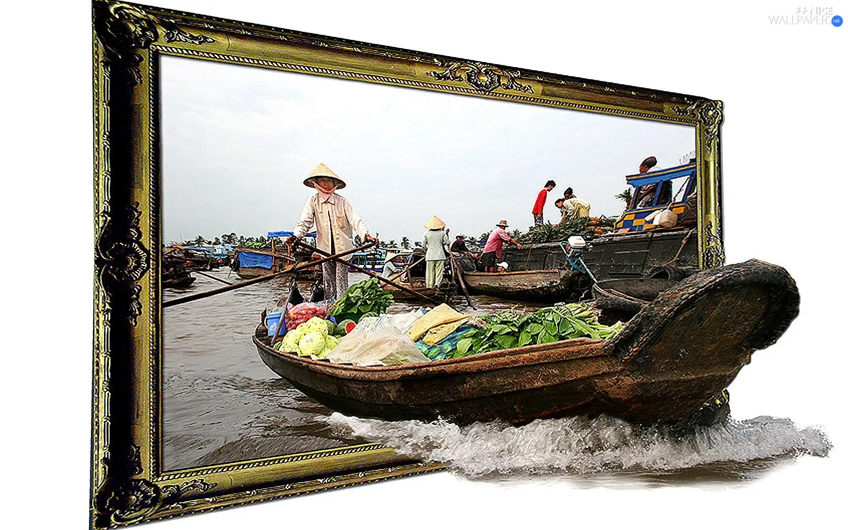 frame, Boat, 4d, China