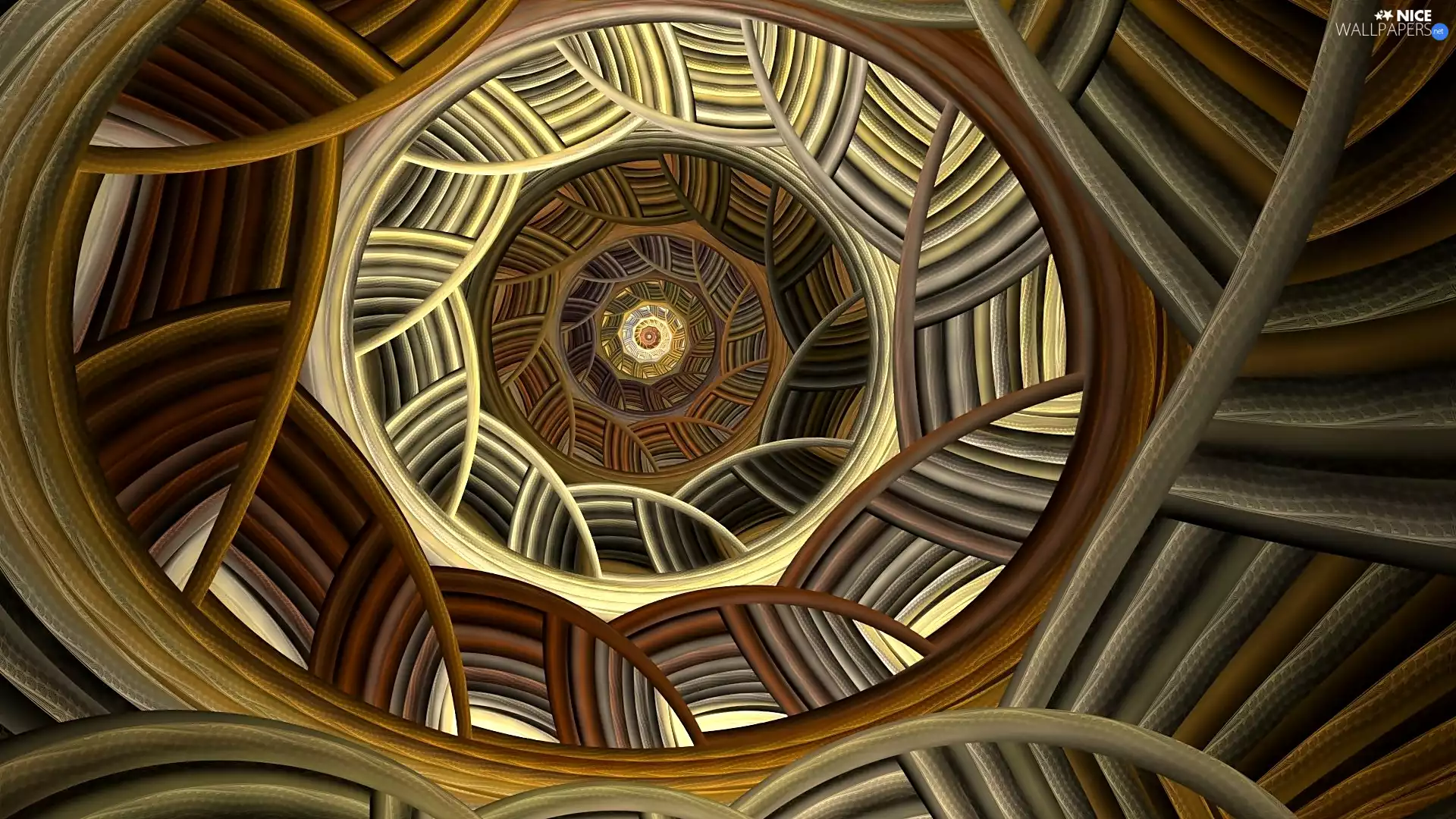 abstraction, flourish, Brown