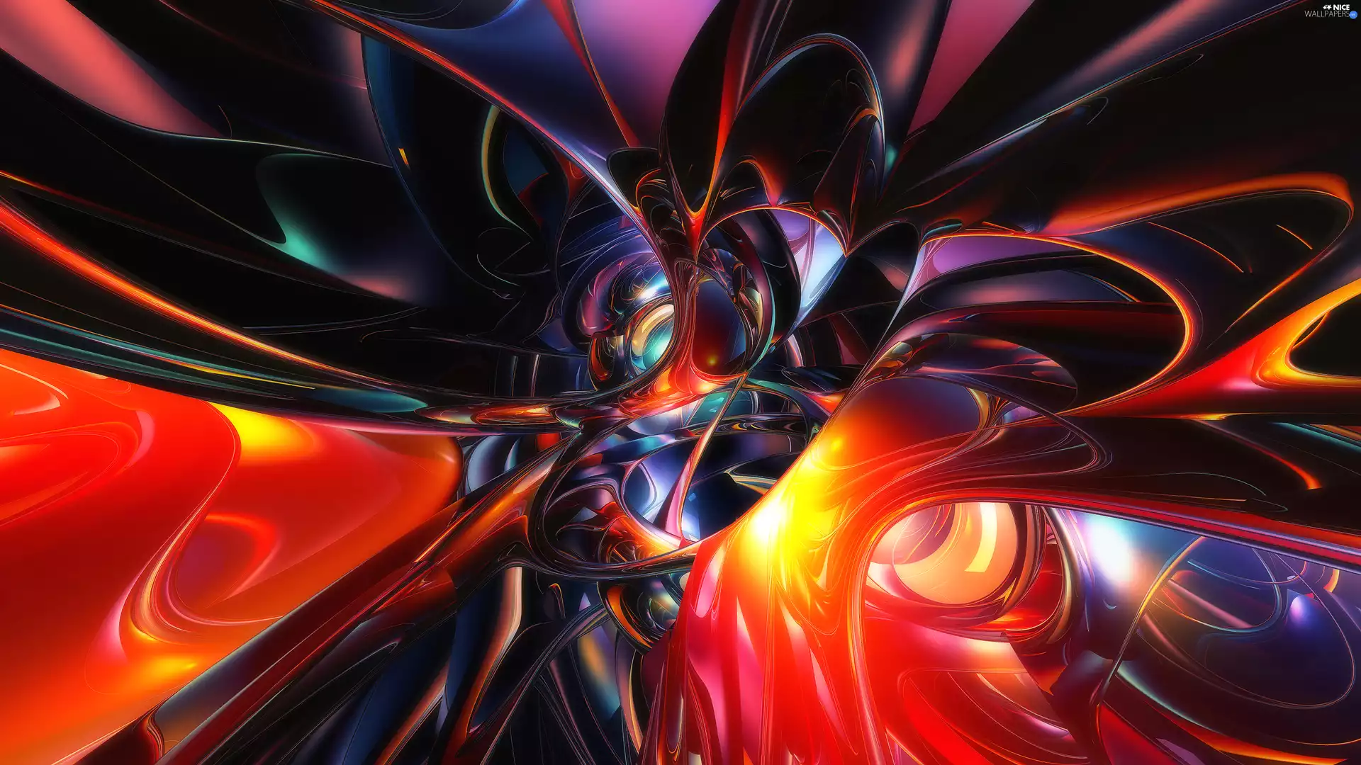 abstraction, graphics, Computer