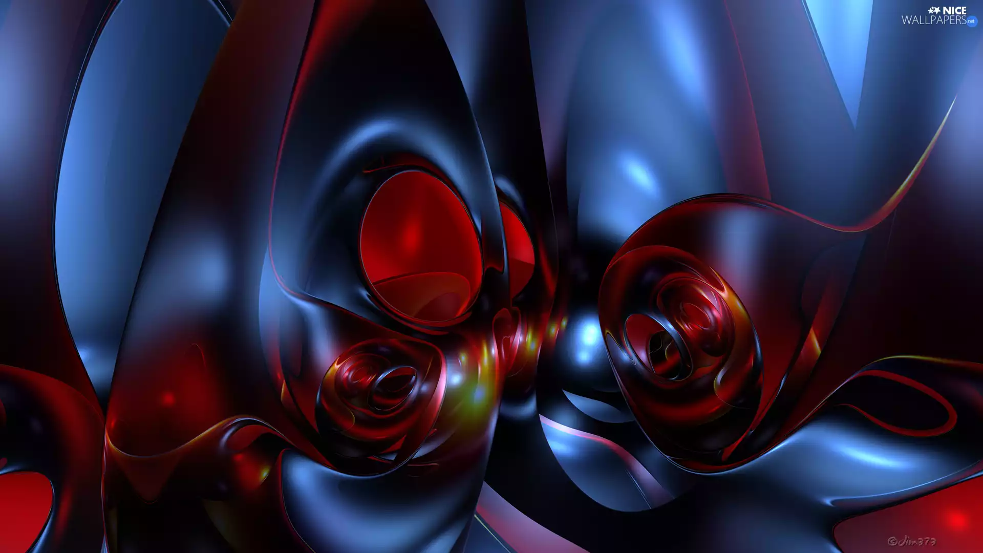 abstraction, Blue-Red