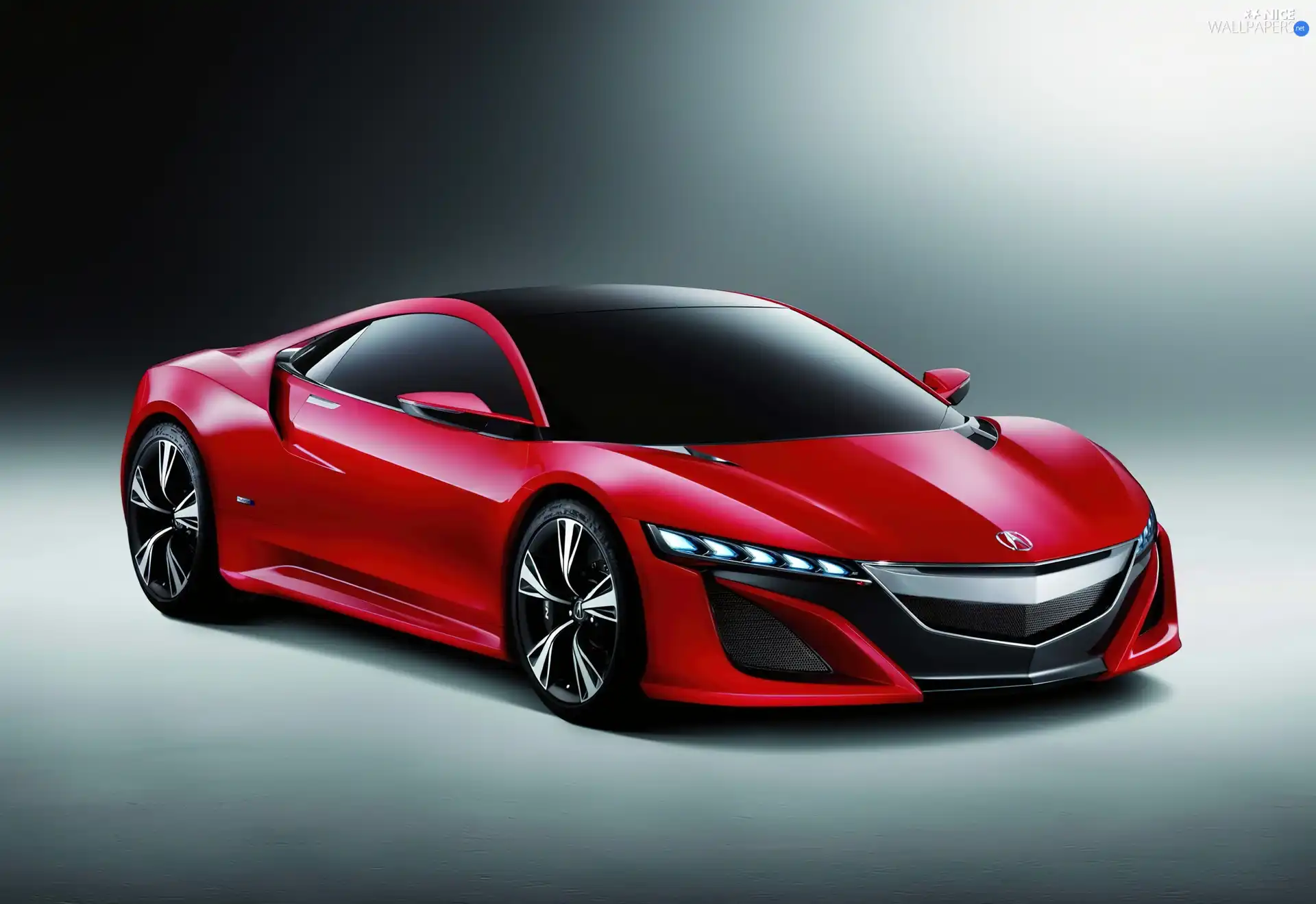 Red, Prototype, Acura NSX