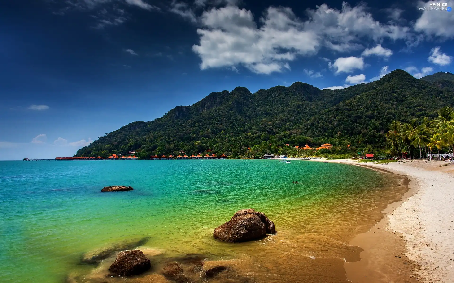 Andaman Sea, Langkawi, Mountains, Coast, Beaches, Malaysia