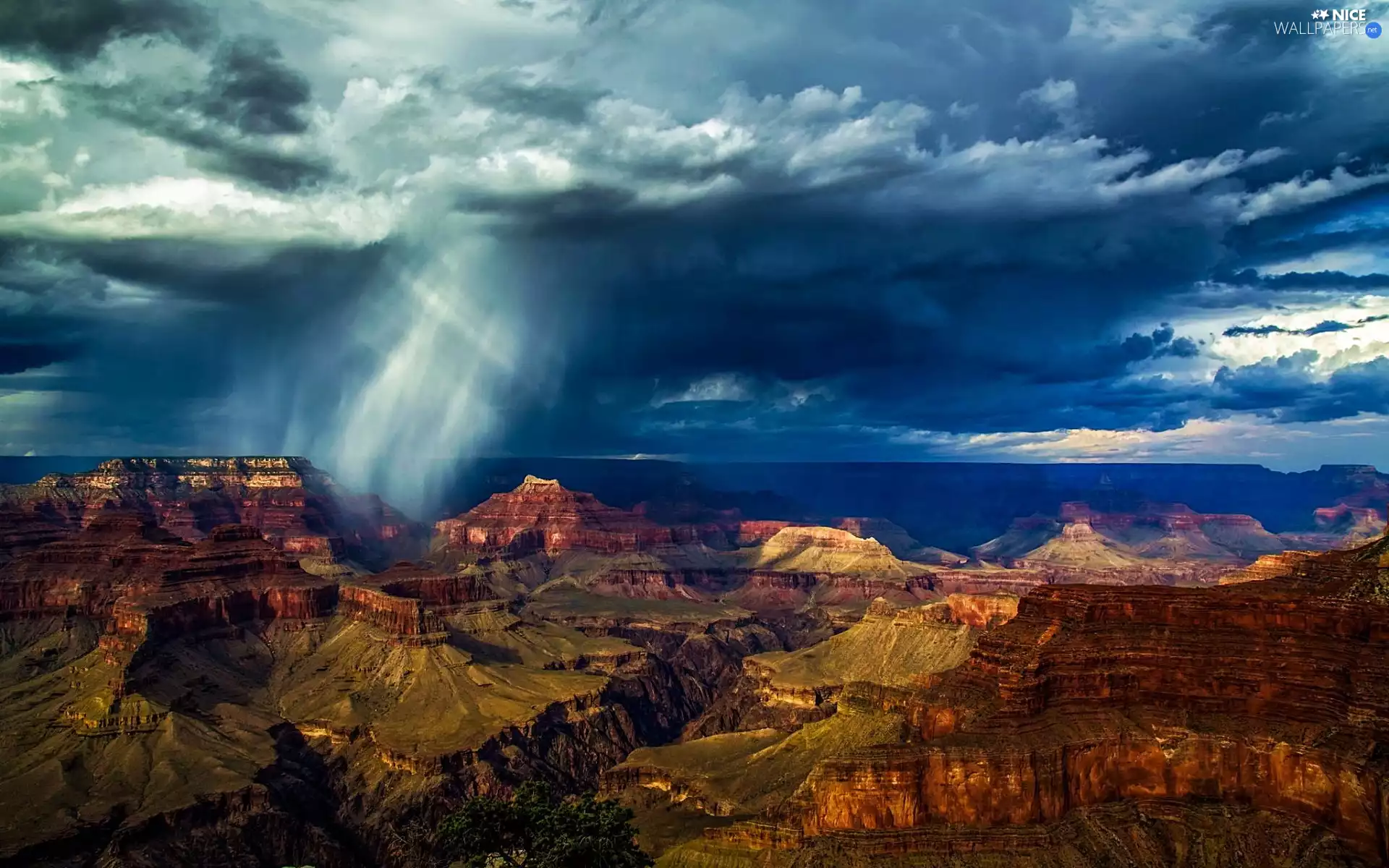 clouds, National Park, Arizona, Grand Canyon