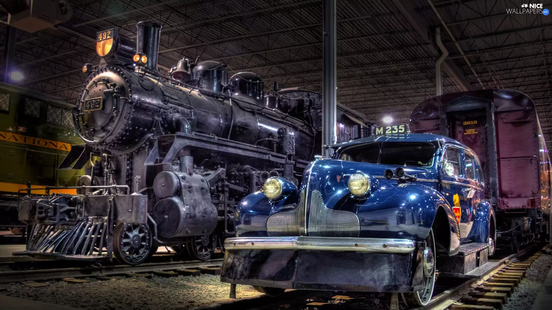 Automobile, locomotive, carriage