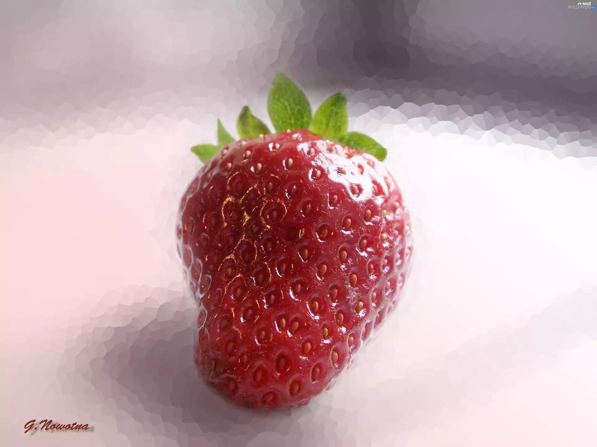 background, Strawberry, fuzzy