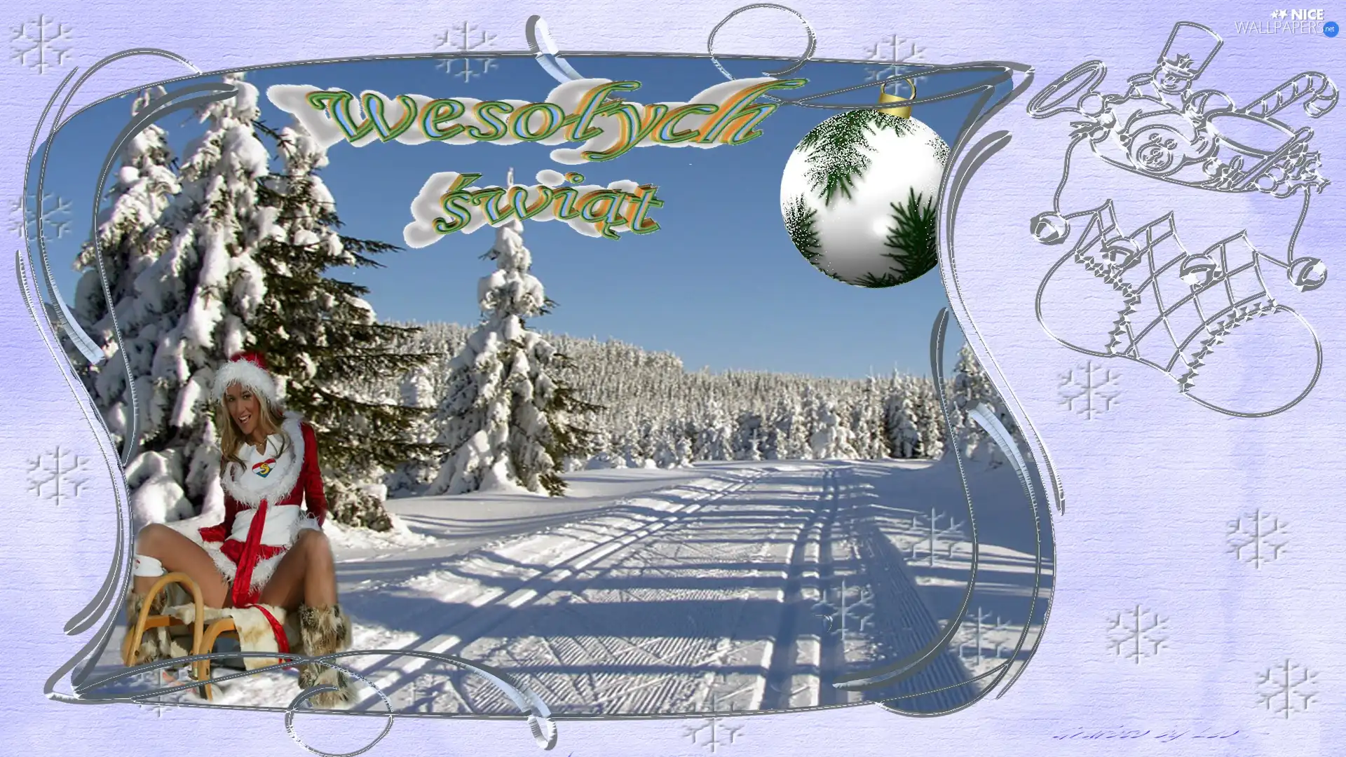 bauble, snow, Way