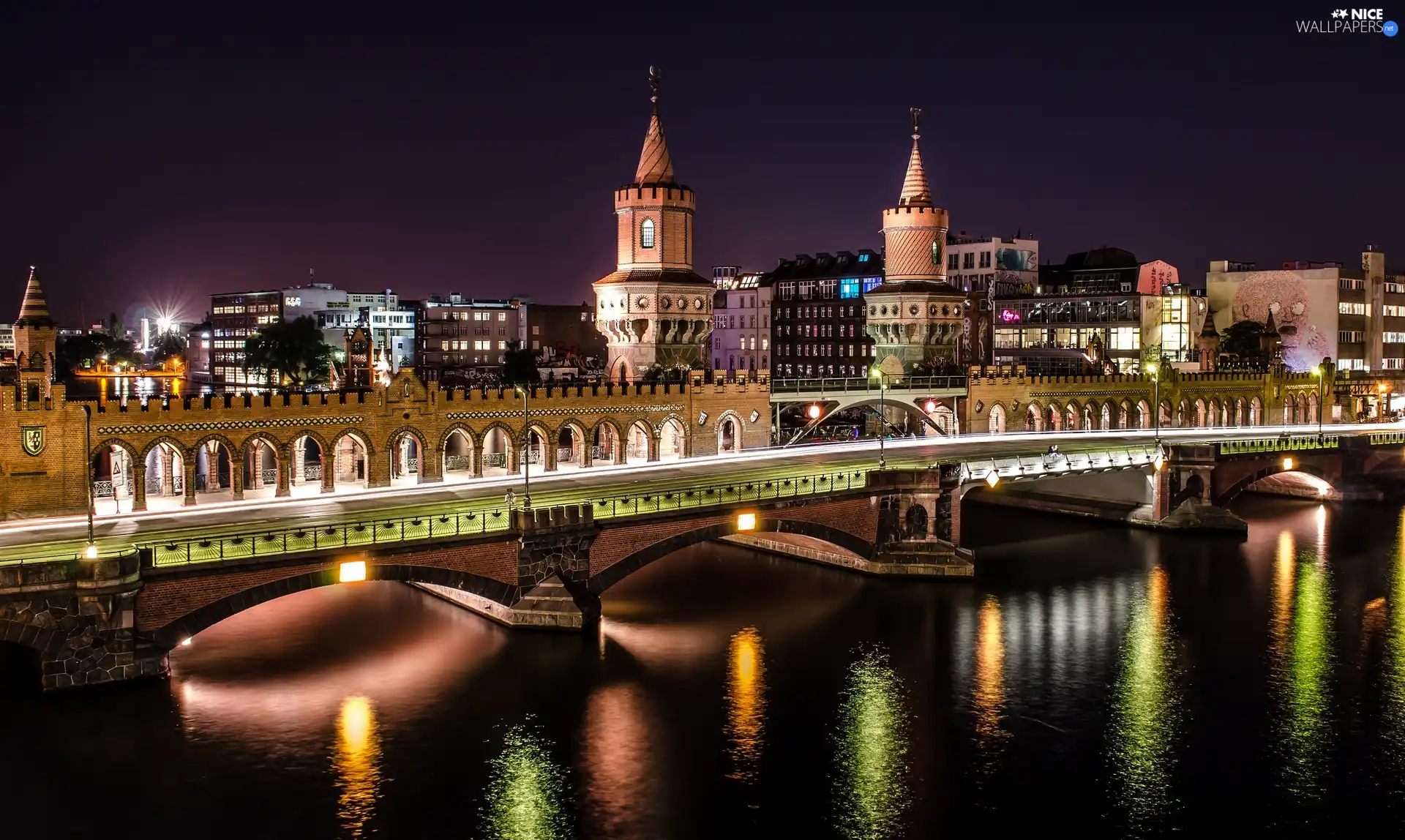 Berlin, Germany, antique, bridge, River