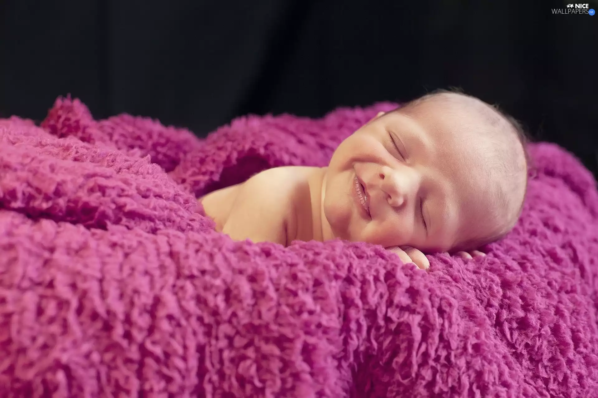 Blanket, smiling, girl
