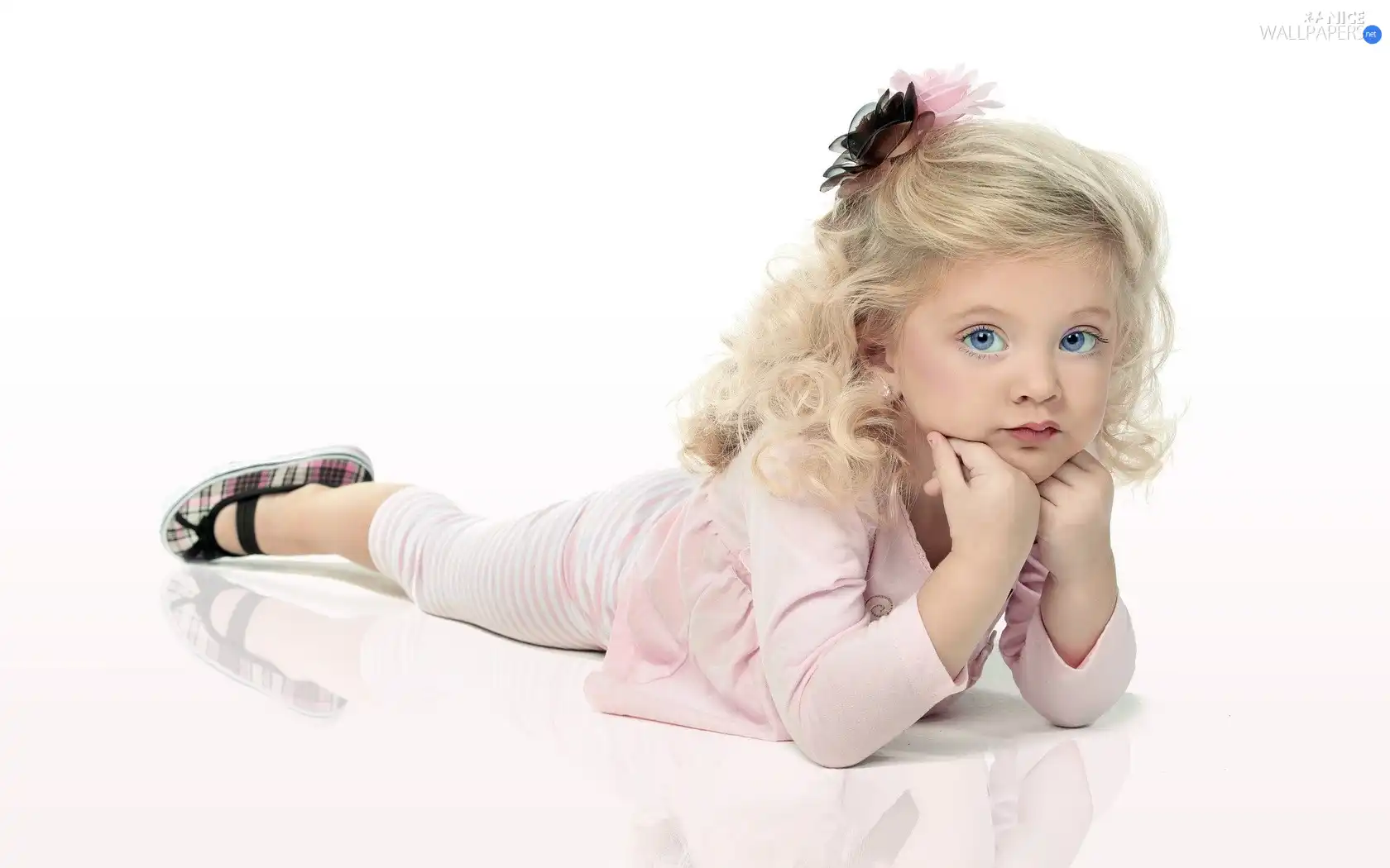 Blue, Eyes, Blond, Hair, girl