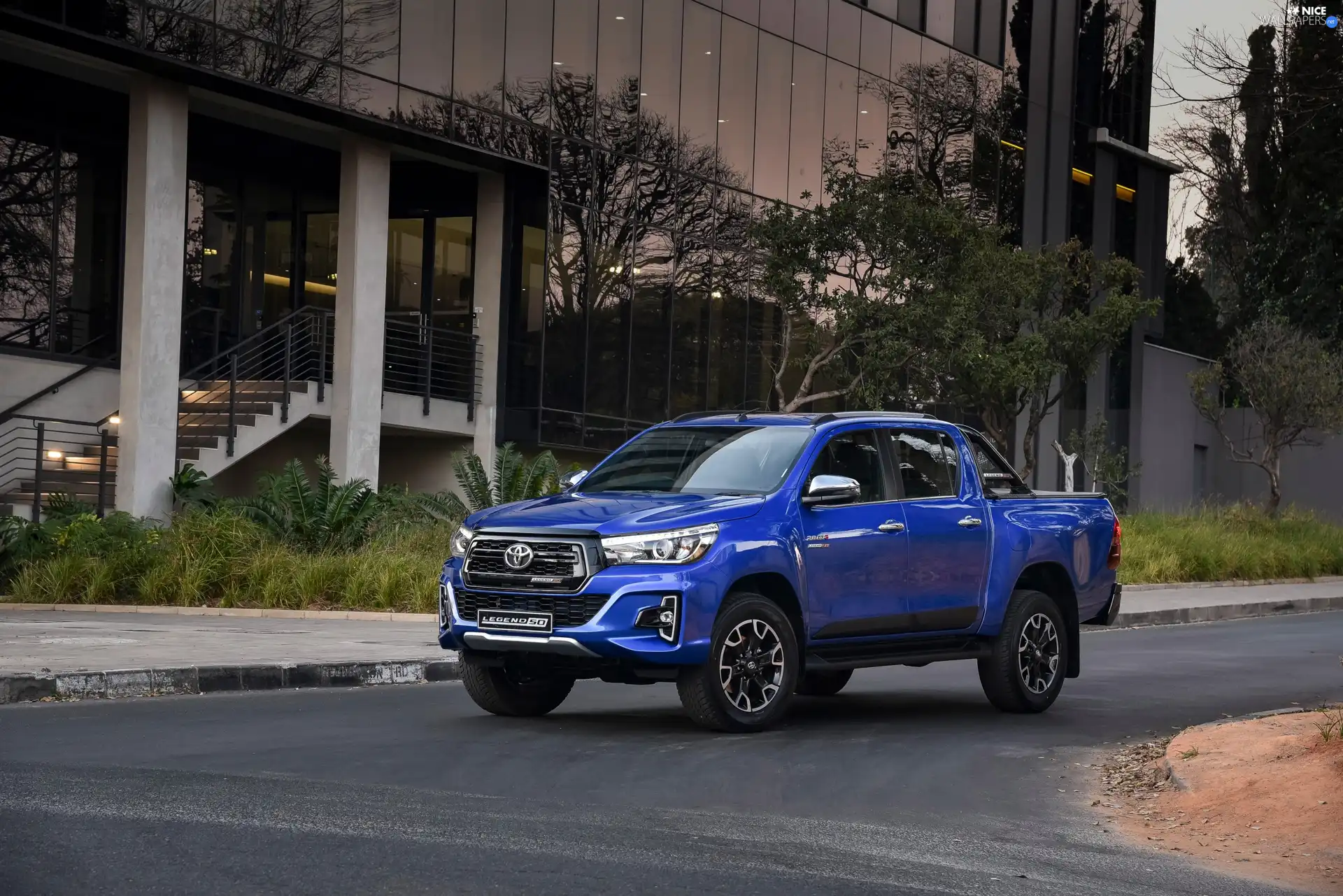 Blue, Toyota Hilux