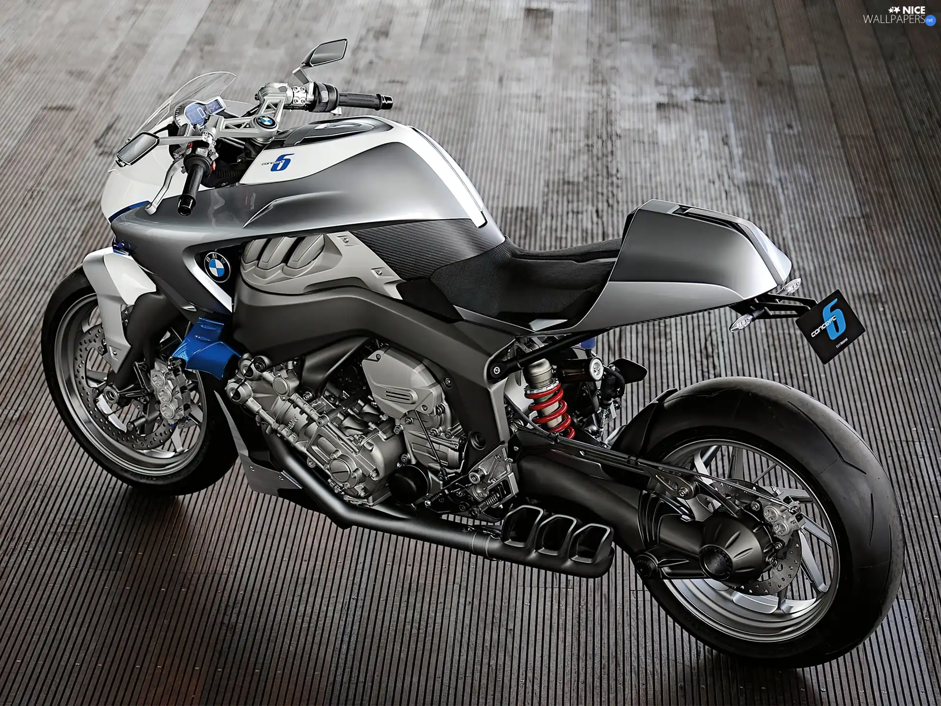 motor-bike, BMW Concept 6