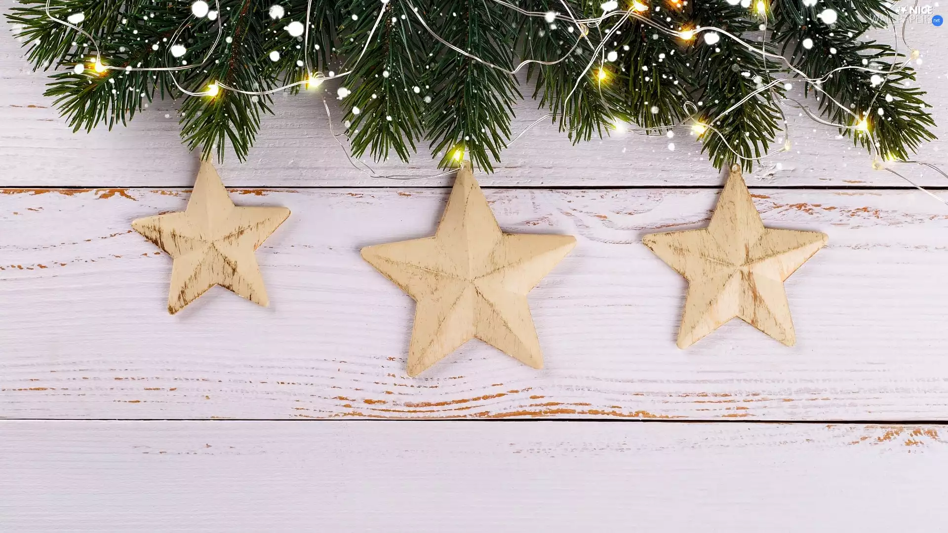 decoration, boarding, Twigs, Stars, Christmas