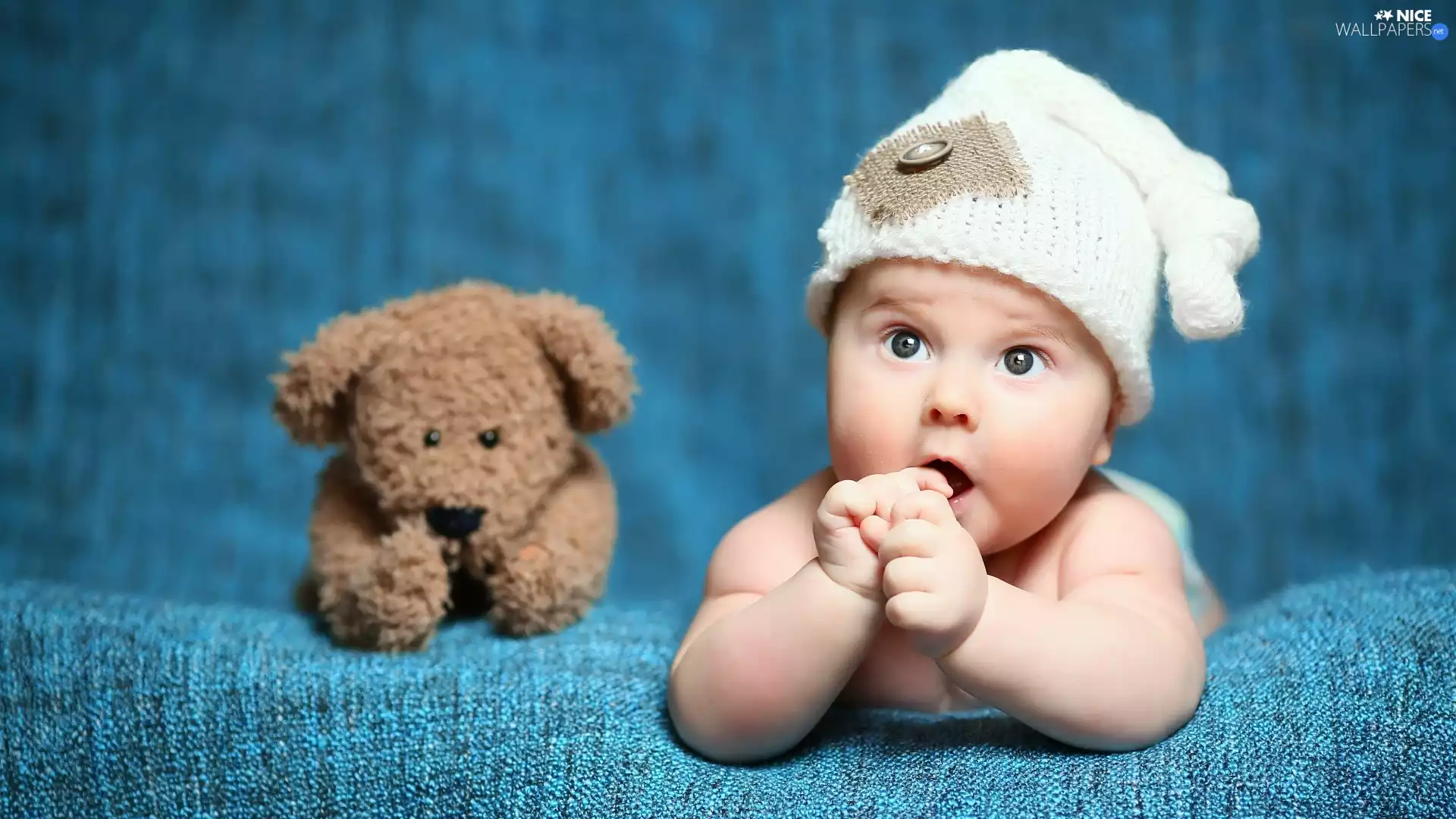 babe, Bonnet, plush toy, Kid