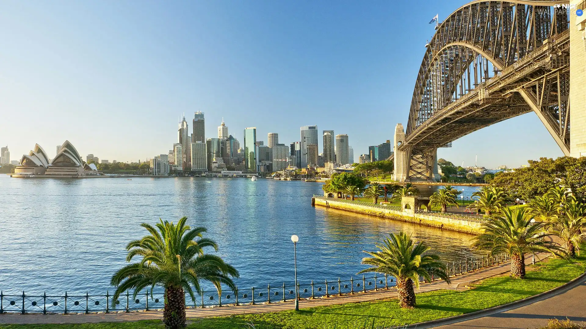 boulevard, bridge, Australia, Way, Sydney