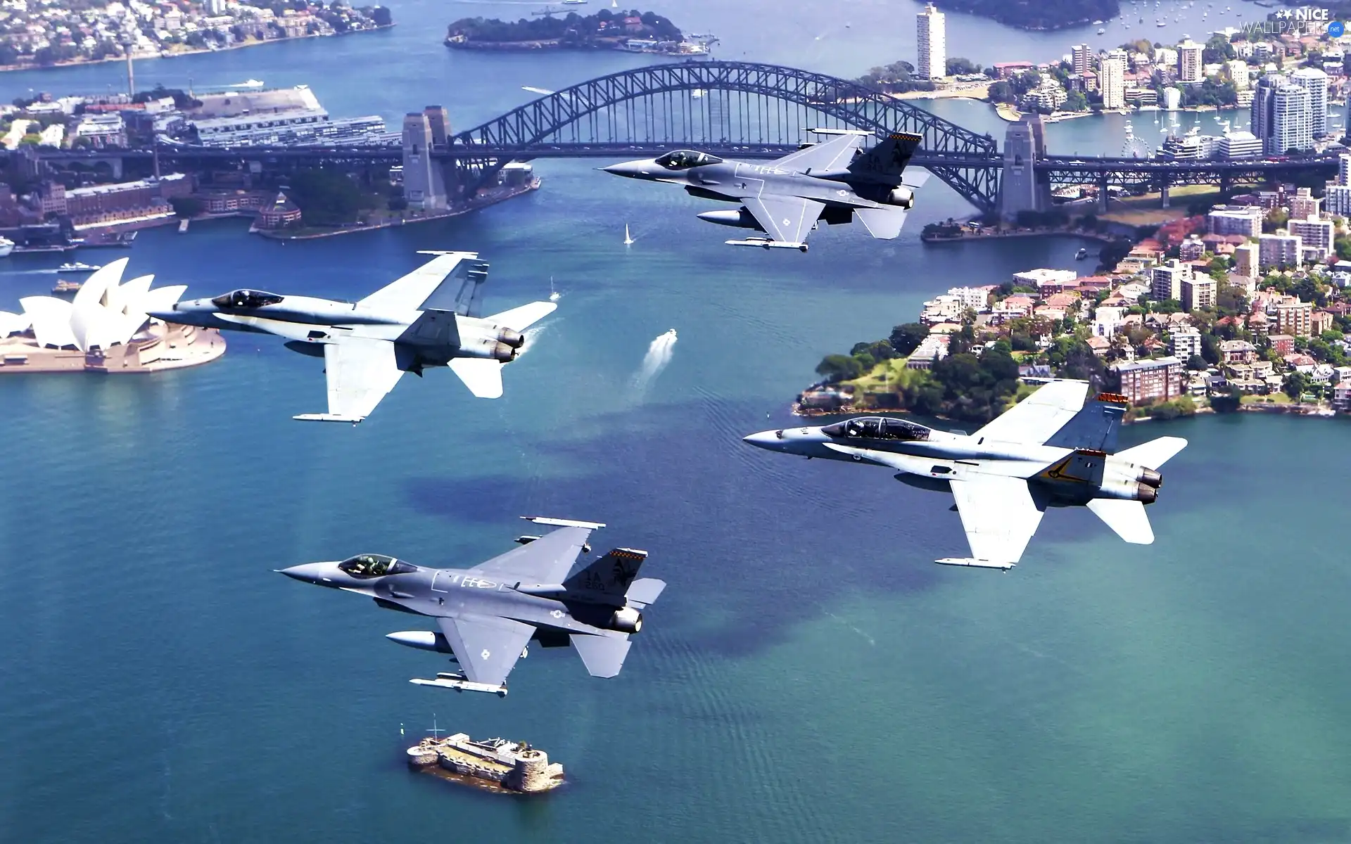 jets, Opera, bridge, Sydney