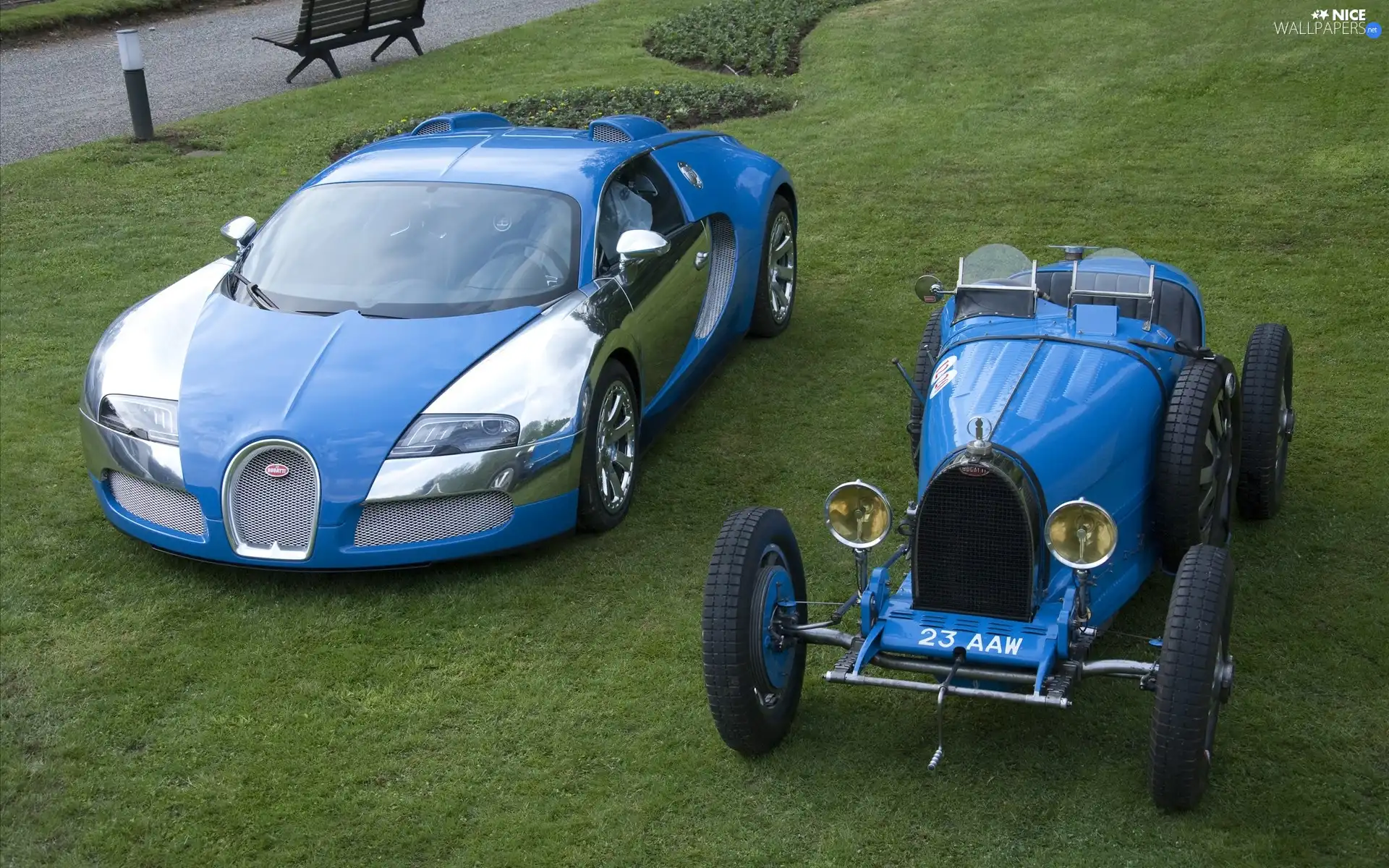 Lawn, Bugatti Veyron, Bugatti T40