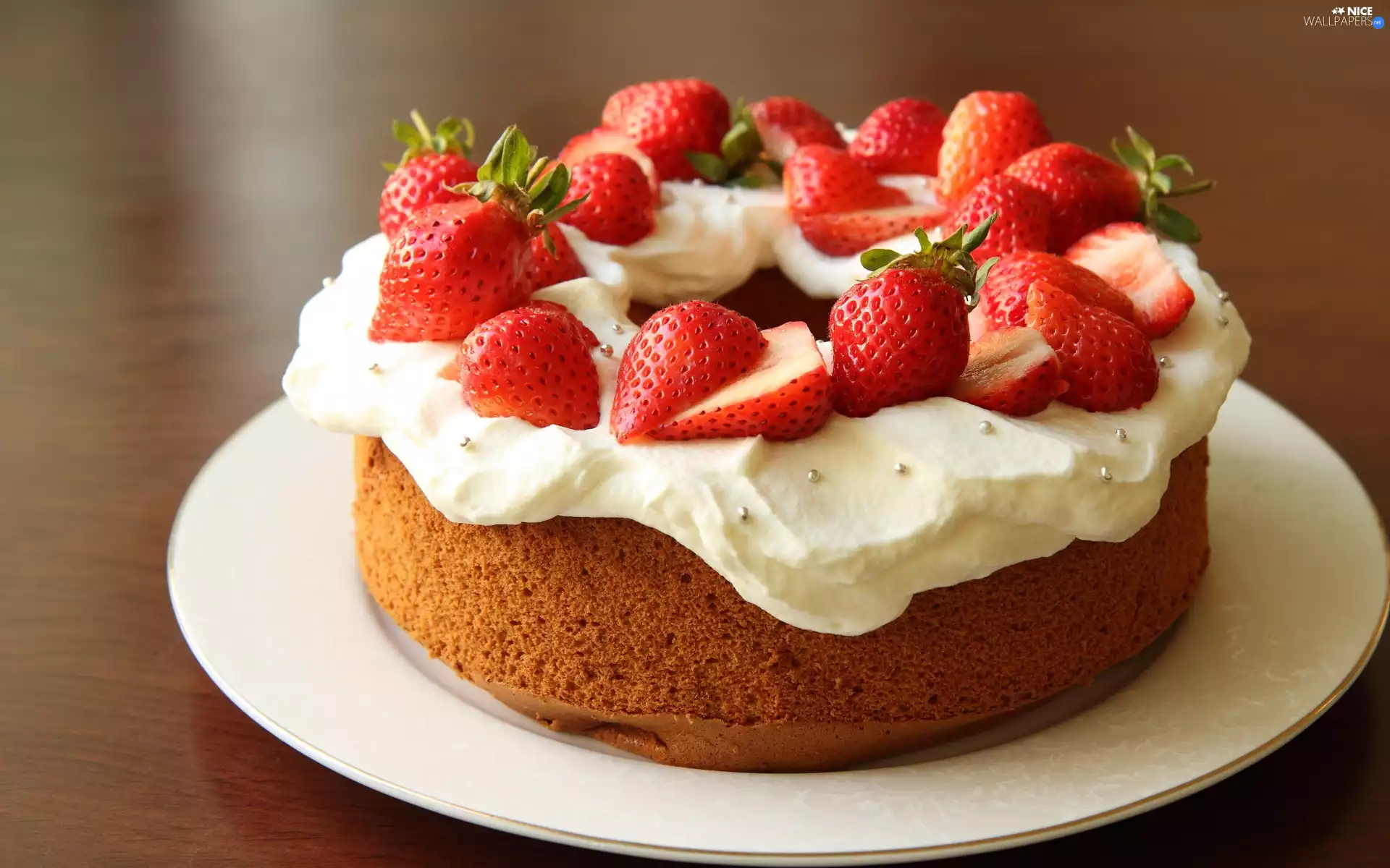 Cake, strawberry