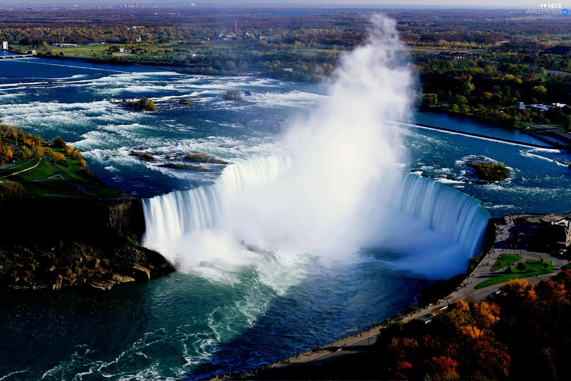 waterfall, Falls, Canada, Niagara Falls
