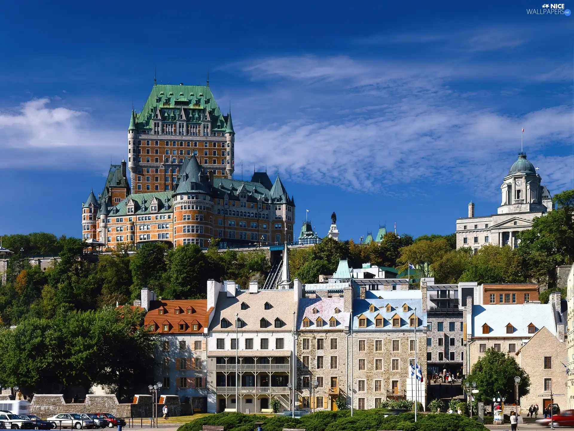 panorama, Quebec, Canada, town