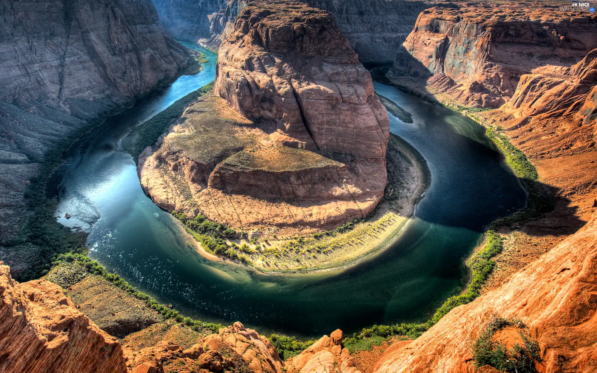 canyon, channel, rivers