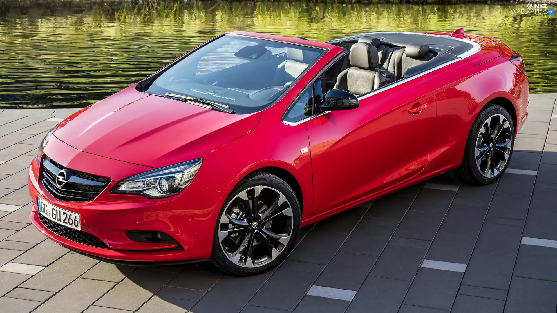 Cabriolet, Red, Opel Cascada