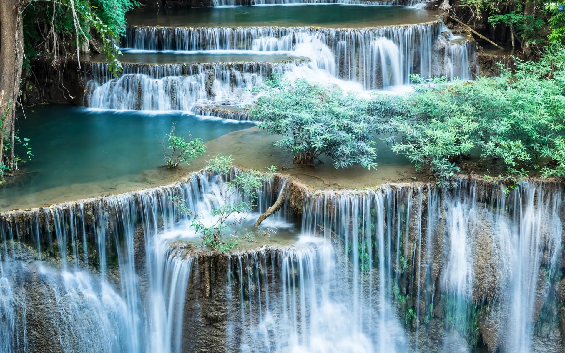 waterfall, Water Cascades