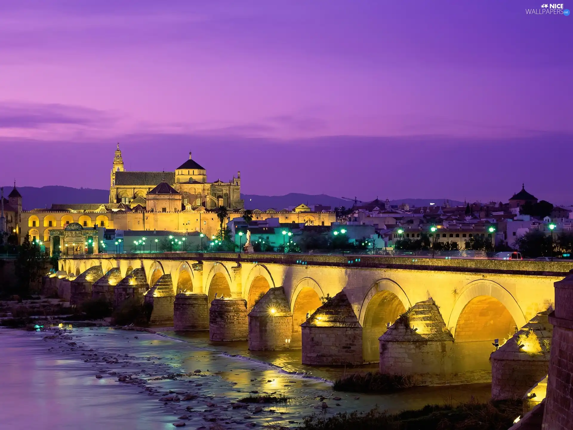 Castle, bridge, River